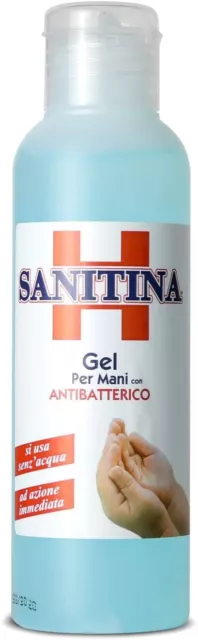 Gel Desinfección Antibacterial para Manos Sanitina 125ML De Bolsa Y Viaje