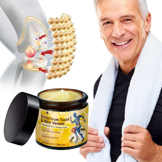 BOTULINUM TOXIN & Bee Venom Pain-Relief Bone Healing Cream Relief Care ...