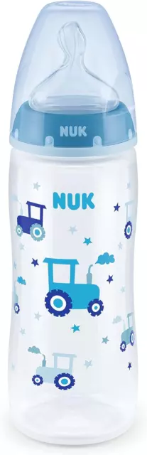 NUK First Choice+ Baby Bottle | 6-18 Months | Temperature Control | anti Coli...