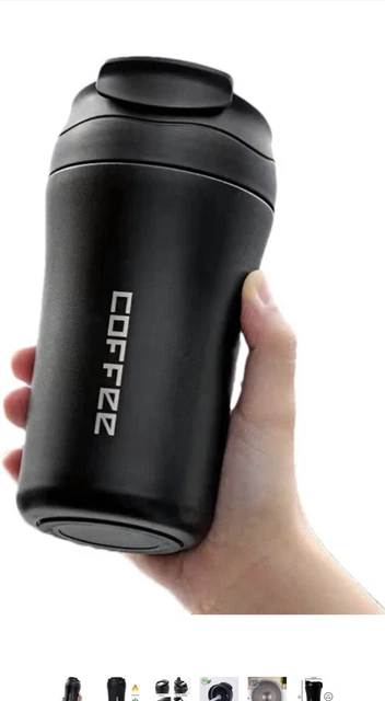 Insulated Coffee Cup Mug 13oz Stainless Steel Travel Mug Double Wall Vacuum New
