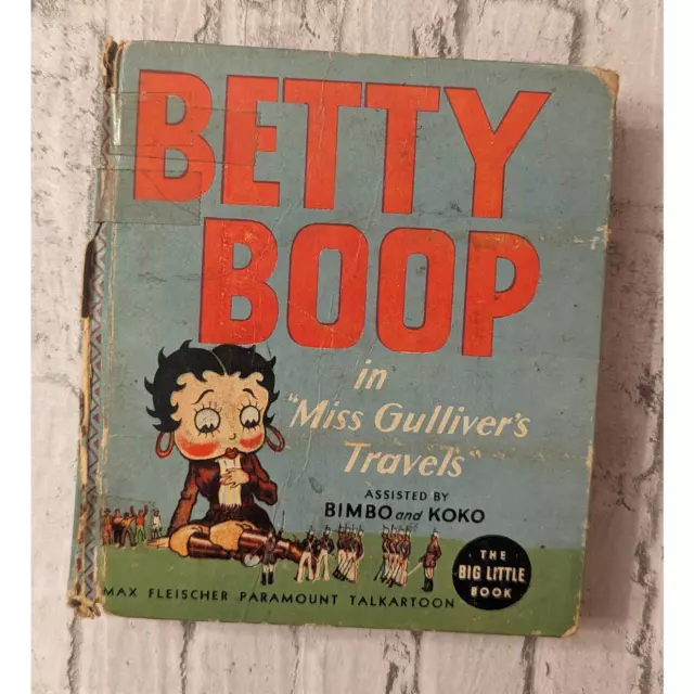 Vintage 1935 Betty Boop Hardcover Book