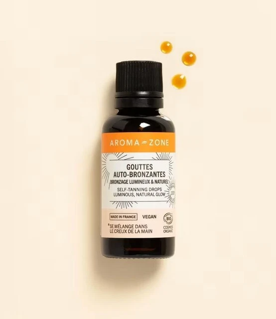 Gouttes Auto-bronzantes Huygens - Effet Halé Progressif - Sérum 15ml Vegan & Bio