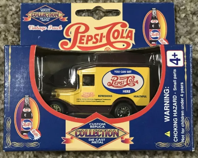 Vintage Pepsi-Cola Truck—Custom Replica Collection—Die Cast Metal