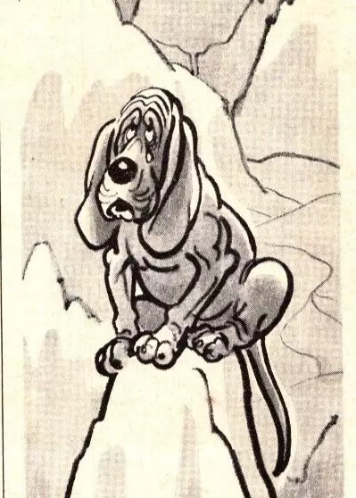 PRINT AD 1960 TRIG Roll On Deodorant Bloodhound Dog Cartoon Antiperspirant