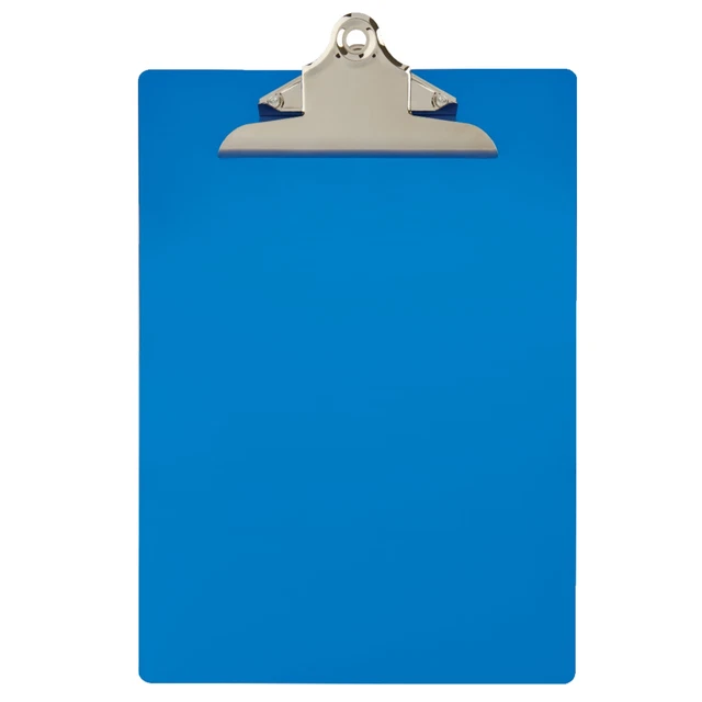 Office Depot Brand Aluminum Clipboard, 12" x 9", Blue