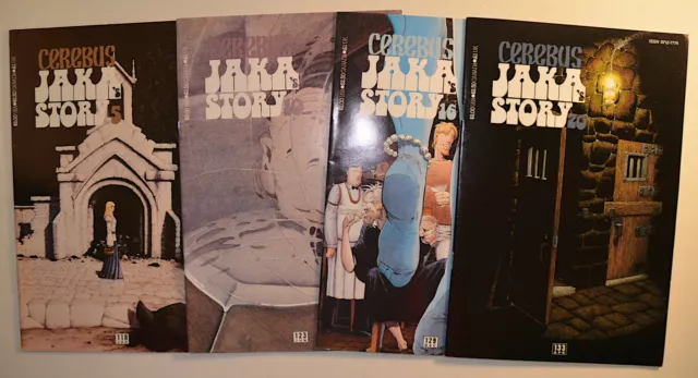 Cerebus Lot of 4 #118,123,129,133 Aardvark-Vanaheim (1989) 1st Print Comic Books