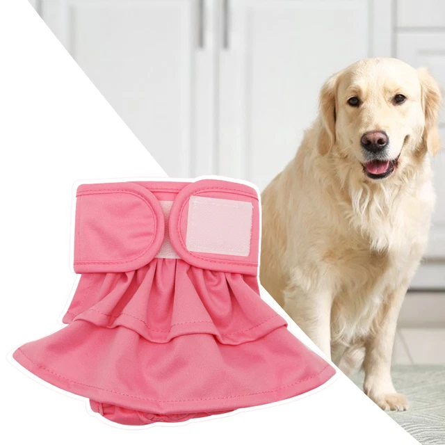 Pantalones cortos para perros ajustables no encogibles para cachorro pañal paño adorable