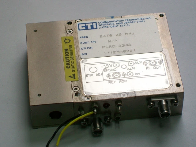 Oscillateur PDRO CTI 3.888GHz – Testé Et Fonctionnel (compatible Herley)
