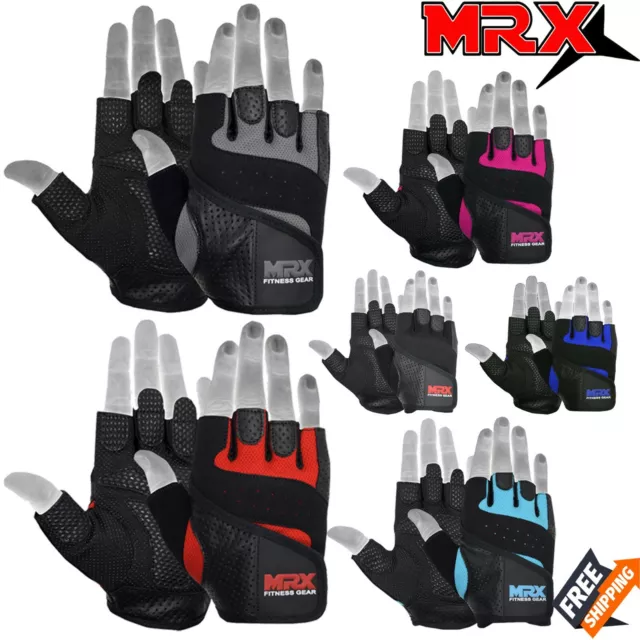 Weight Lifting Gloves Fitness Gym Training Workout Cycling Glove Mens Womens MRX