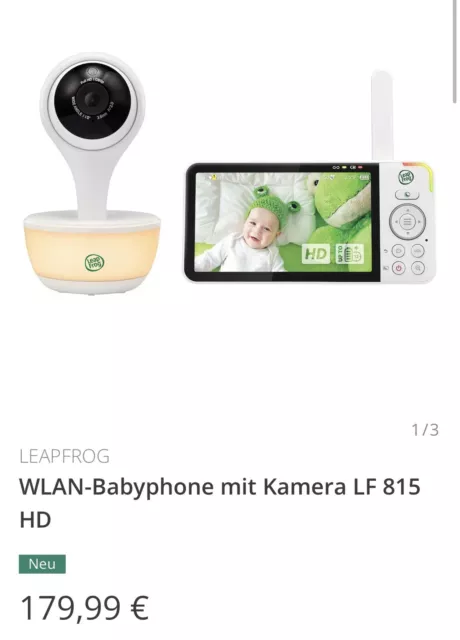 Leap Frog WLAN-Babyphone mit Kamera LF 815 HD Überwachungssystem