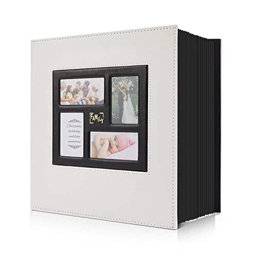 Photo Album 4x6 500 Pockets Photos, Extra Large Capacity Family Wedding Pictu...