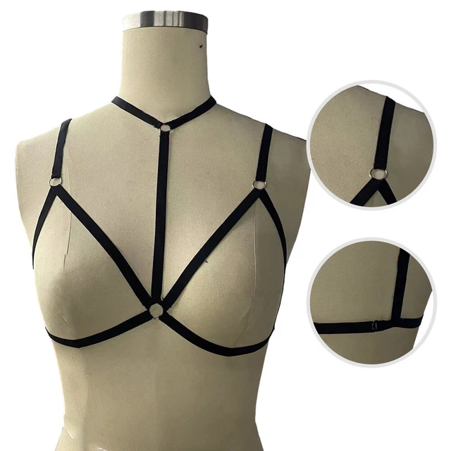 Intimo biancheria intima schiavitù costume moda festa pentagramma pizzo