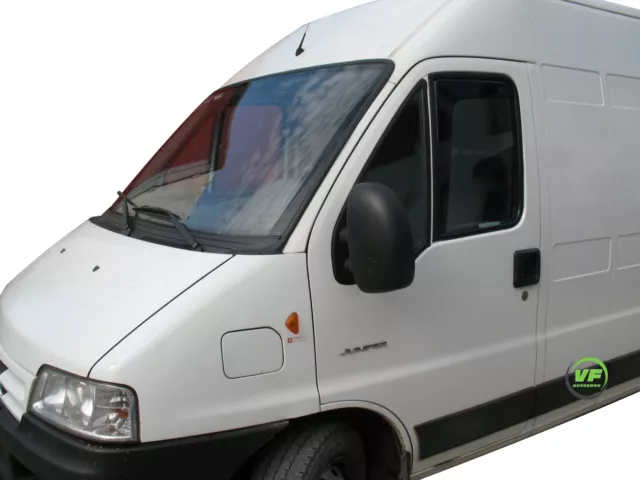 HEKO TINTED WIND DEFLECTORS for FIAT DUCATO 1994-2006 2pc 2