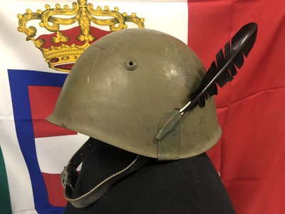WW2 2GM TELINO COPRI ELMO ELMETTO MOD.33 REGIO ESERCITO alpini africa colonie 
