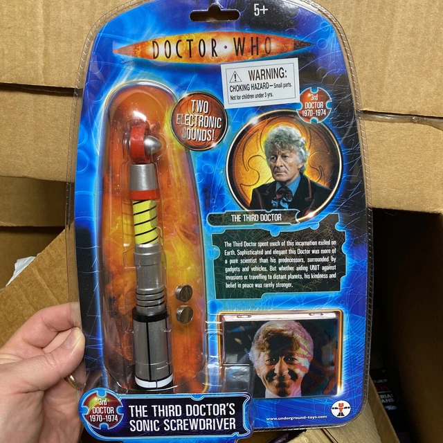 Sonic Screwdriver Du Troisième Docteur – Édition Officielle Doctor Who Avec Effets Sonores