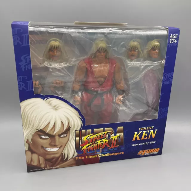 Storm Collectibles Street Fighter II 2 Ultra Violent Ken Figure UK IN STOCK