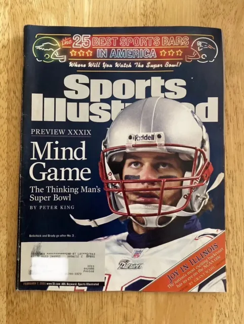 Sports Illustrated Feb 2005 Tom Brady New England Patriots