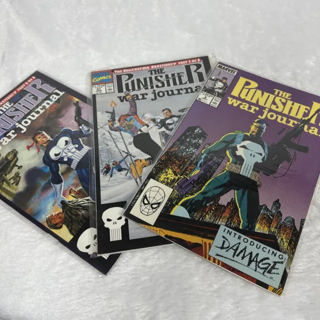 Comic Book Lot Marvel The Punisher War Journal #31 #8 and #33