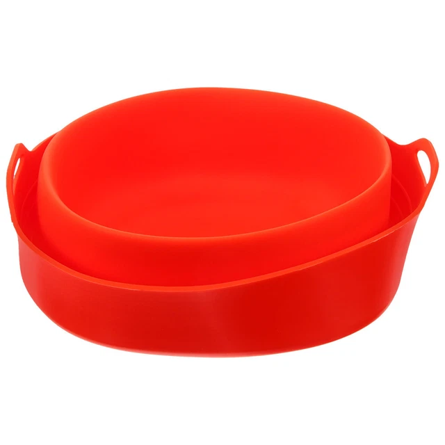 Fodere In Silicone Per Ciotole KitchenAid - Set 3 In 1 Con Coperchi E Beccuccio, Rosso, Resistenti Al Calore E Lavabili
