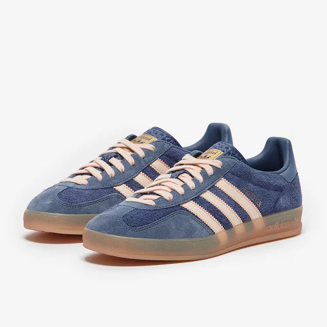 adidas gazelle silver green womens adidas Gazelle Night Indigo Wonder Taupe Men's Shoe – Active Athlete 88 main image 1