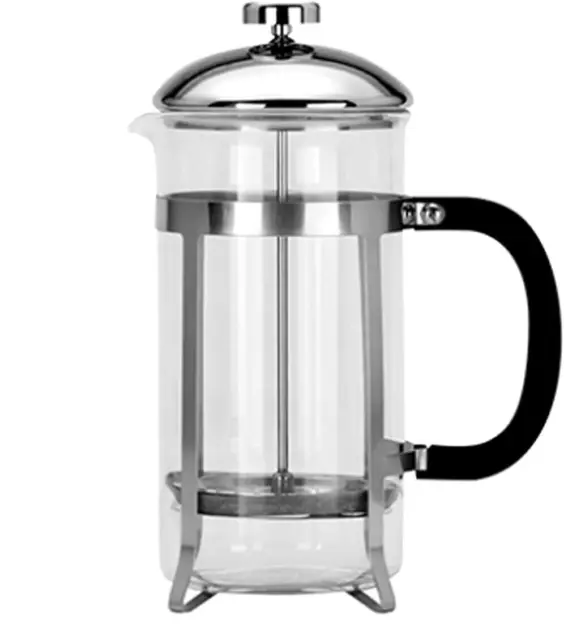 Aspect Caffettiera 8 Cup / 1 Litre Chrome Cafetiere French Press Coffee Maker