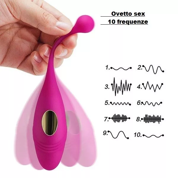 Ovetto vibrante  Sex Toy10 velocita  con telecomando wireless