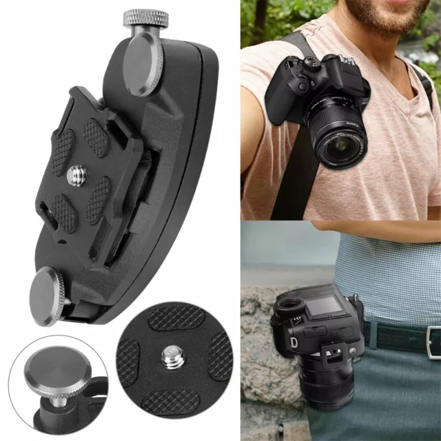 Camera Clip Waist Belt Quick Metal Release Backpack Holster Hanger Quick Strap