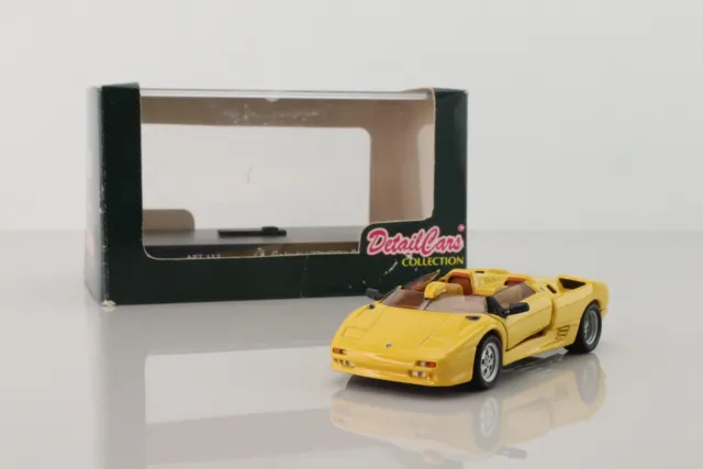 Detail 112; 1995 Lamborghini Diablo VT Roadster; Yellow; Very Good Boxed