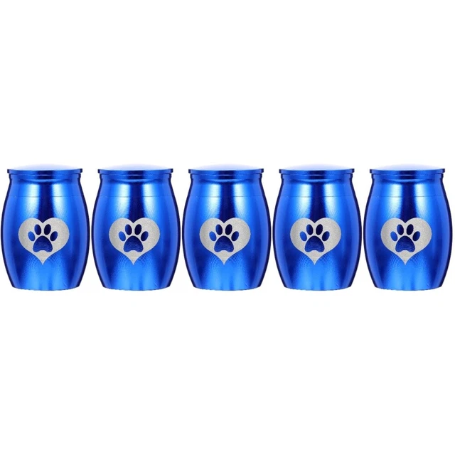 5 Pack Pet Urn Animal Urn Cremation Urn Mini Tiny Cremation Urn Ashes