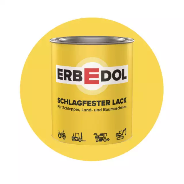 RAL 1018 zinkgelb Schlepperlack Lack Farbe lackieren 750 ml Büchner Erbedol