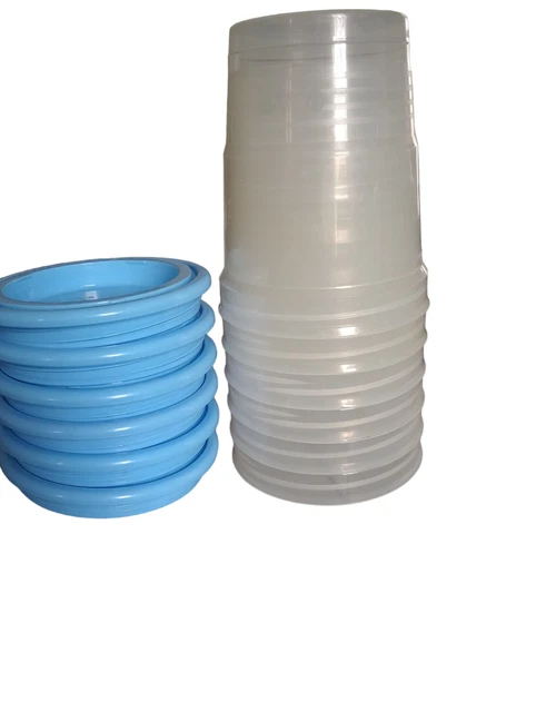 6 - BALL CANNING 32 oz Quart Freezer Safe Plastic Storage Jars With Twist Lid 6 - BALL CANNING 32 oz Quart Freezer Safe Plastic Storage Jars With Twist Lid