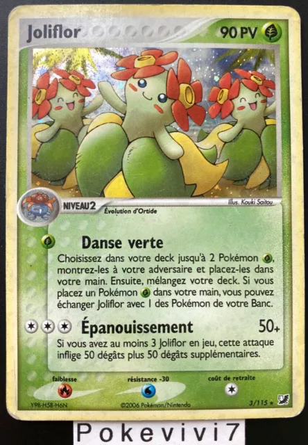Carte Pokemon JOLIFLOR 3/115 Holo Bloc EX Forces Cachées FR
