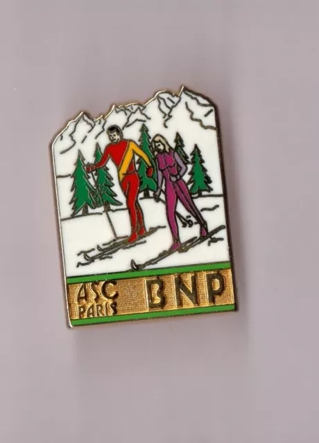 pin's banque / ASC BNP - Ski (signé Ballard)