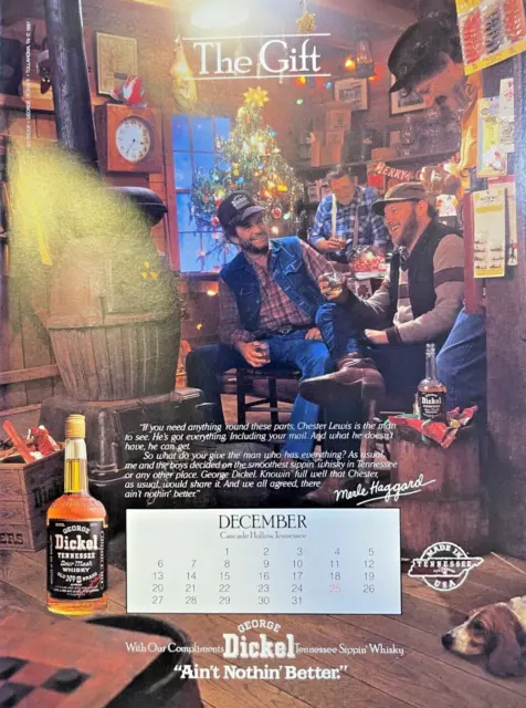 1987 MAGAZINE ADVERTISEMENT George Dickel Tennessee Sippin' Whisky ...