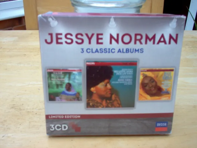 Jessye Norman - Three Classic Albums. (3 CD Box set) Strauss WAGNER Berlioz