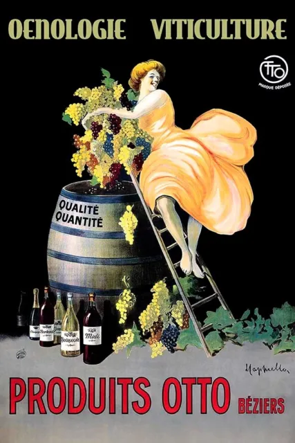 Poster Manifesto Locandina Pubblicità Stampa Vintage Aperitivo Cocktail Vino