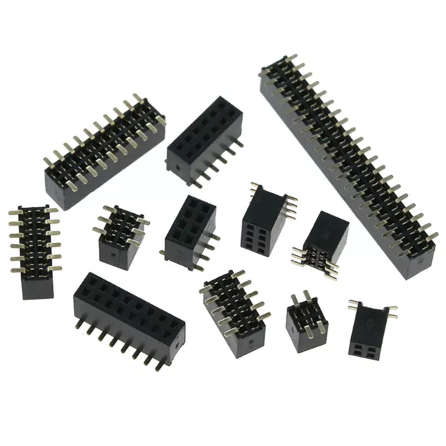 SMD Buchsenleiste - 2/3/4/5/6/7/8/10/12/20/40 Polig - 2-Reihig - 2mm - NEU