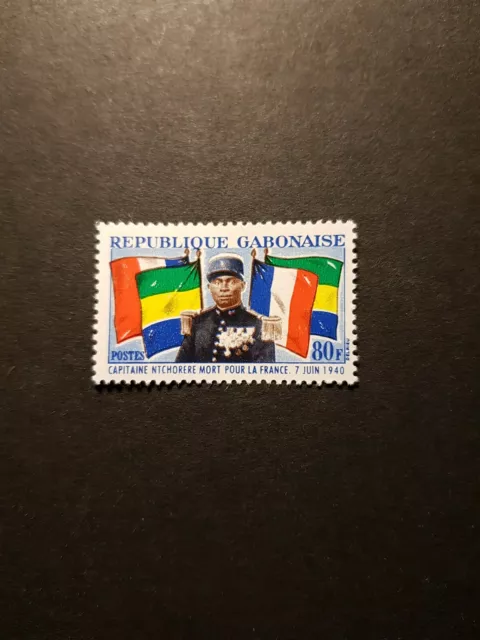 Stamp Africa Gabon Captain Nichorere N°164 New Luxury MNH 1962