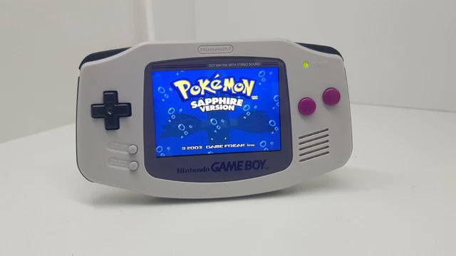 Game Boy Advance GBA Dmg sur le Thème LCD IPS V2 Rétro-éclairage Rechargeable