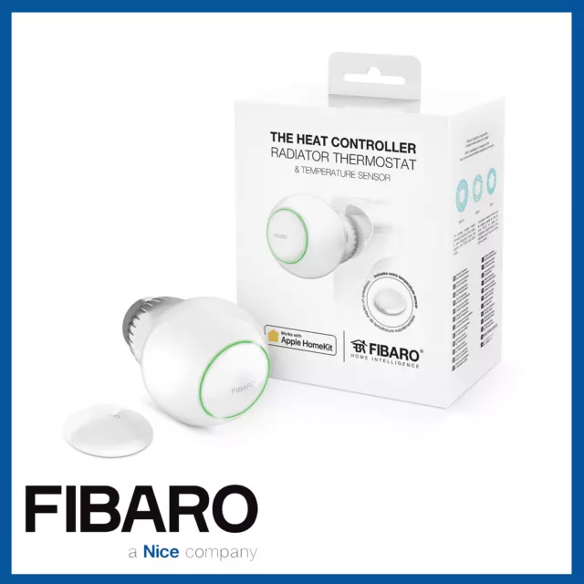 Thermostatischer Kopf mit Temperatursensor FGBHT-PACK Fibaro Controller HomeKit