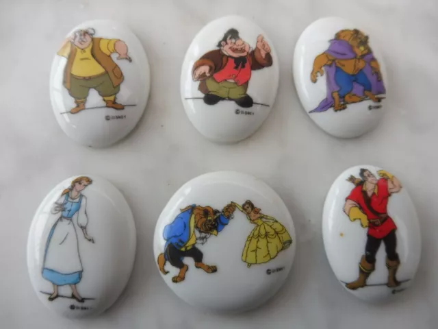 * Serie Feves - Disney - La Belle Et La Bete Plates