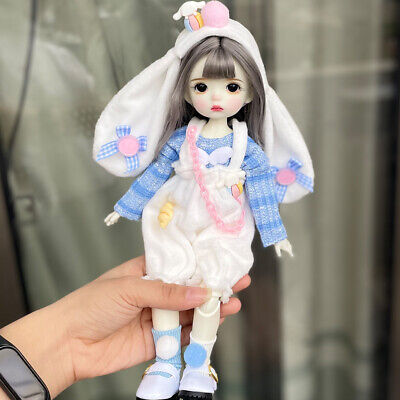 Mini bambola BJD 28 cm giocattoli 1/3 belle ragazze con abiti alla moda collezione ragazza