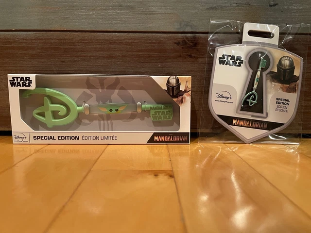 DISNEY STORE STAR Wars Mandalorian Grogu Baby Yoda Child Vinyl Key