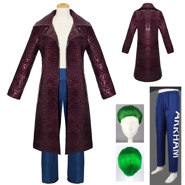 Simile Joker Suicide Harley Vestito Carnevale Uomo Cosplay Man Costume JOKER01