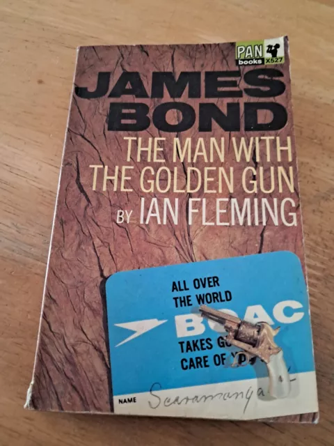 James Bond The Man With The Golden Gun 2nd printing 1967 Pan Books