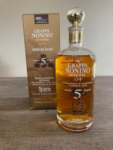 Grappa Riserva Antica Cuvée 5 Years 43% vol Nonino Distillatori 0,7l