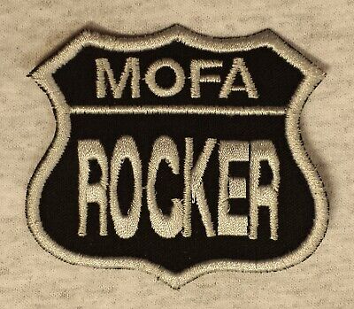 Mofa Lifetime Patch Aufnäher Badge Biker Rocker Kutte 2 Takt Stroke Moped 25 50 