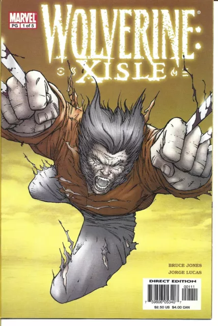 Wolverine Xisle #1 Marvel Comics 2003 Bagged And Boarded