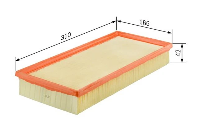 Luftfilter BOSCH 1 987 429 160 Filtereinsatz für JAGUAR TYPE 2 X200 Supercharged