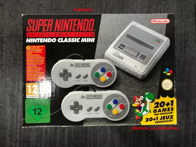 Nintendo SNES Super NES Classic Mini  EUropean Version Collectible Console EU
